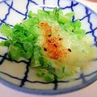 大根の葉で♪　レンジで簡単◎ピリ辛チーズのおつまみ